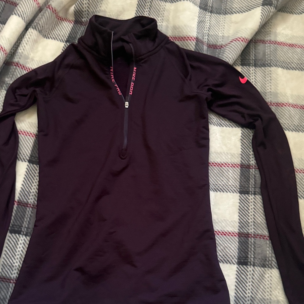 Nike Women's Dark Purple Long Sleeve Tee